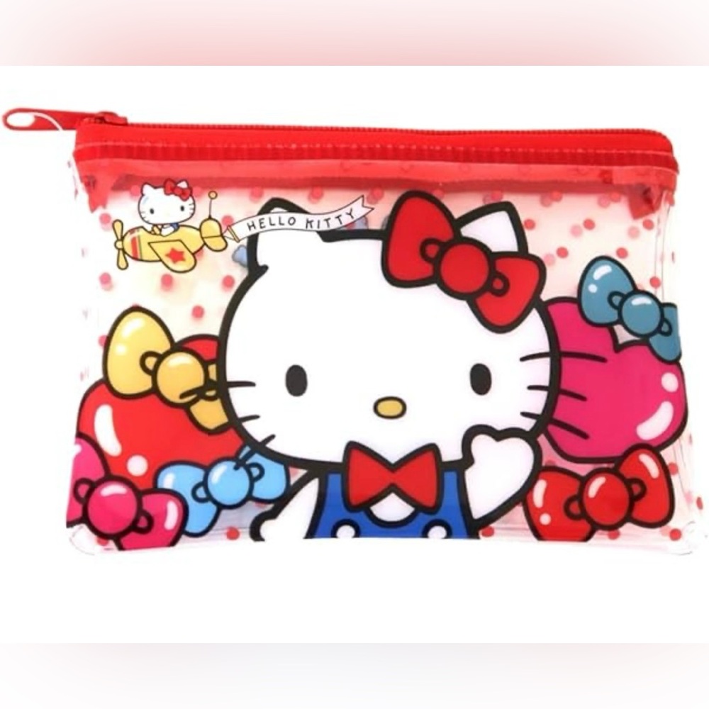 Card Wallet & Case Red Hello Kitty